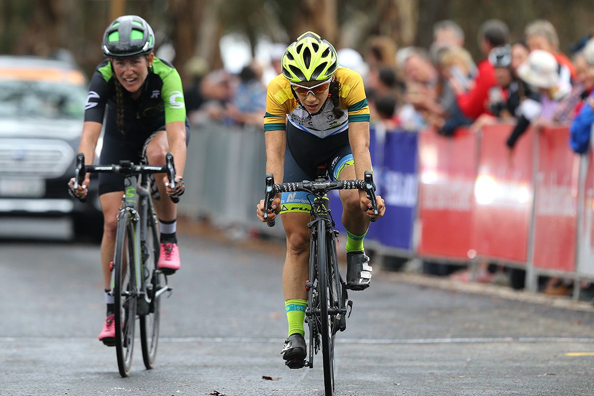 Australian champion Shannon Malseed finishes