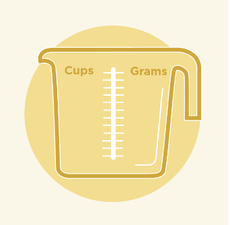 cups to grams weight converter