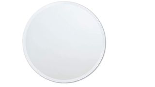 Better Bevel frameless round wall mirror