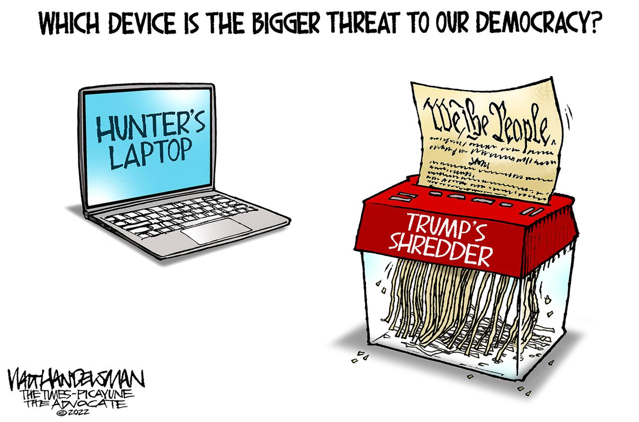 7 scathing cartoons about Trump's call to suspend the Constitution ...