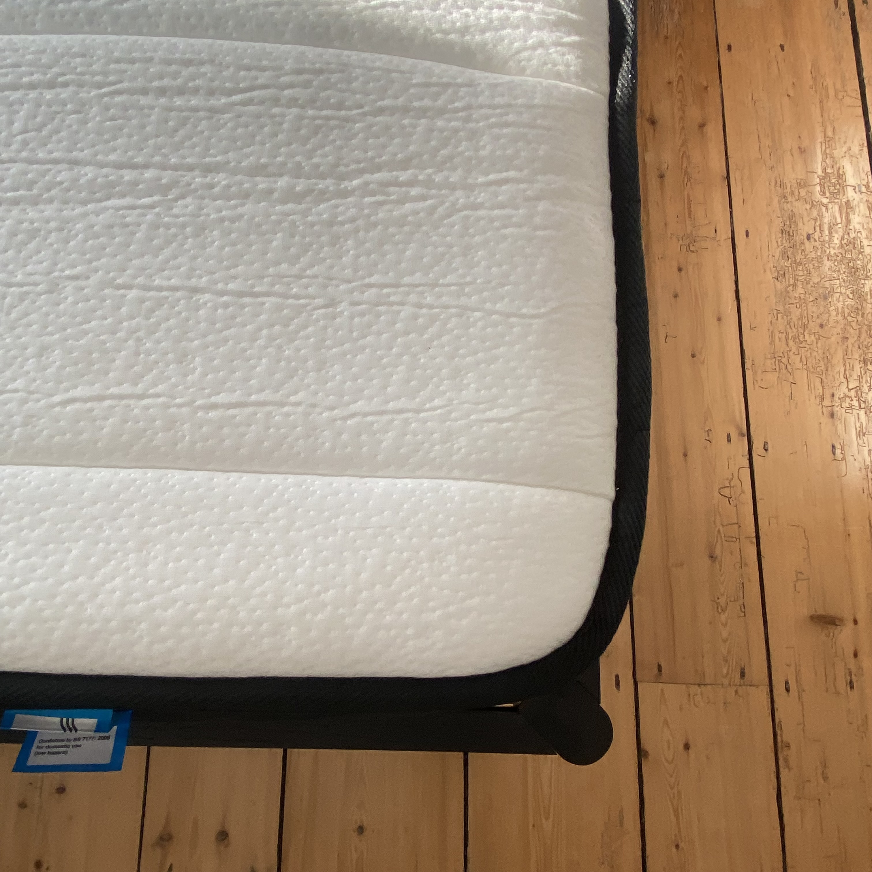 The Origin Hybrid Pro mattress being tested at home