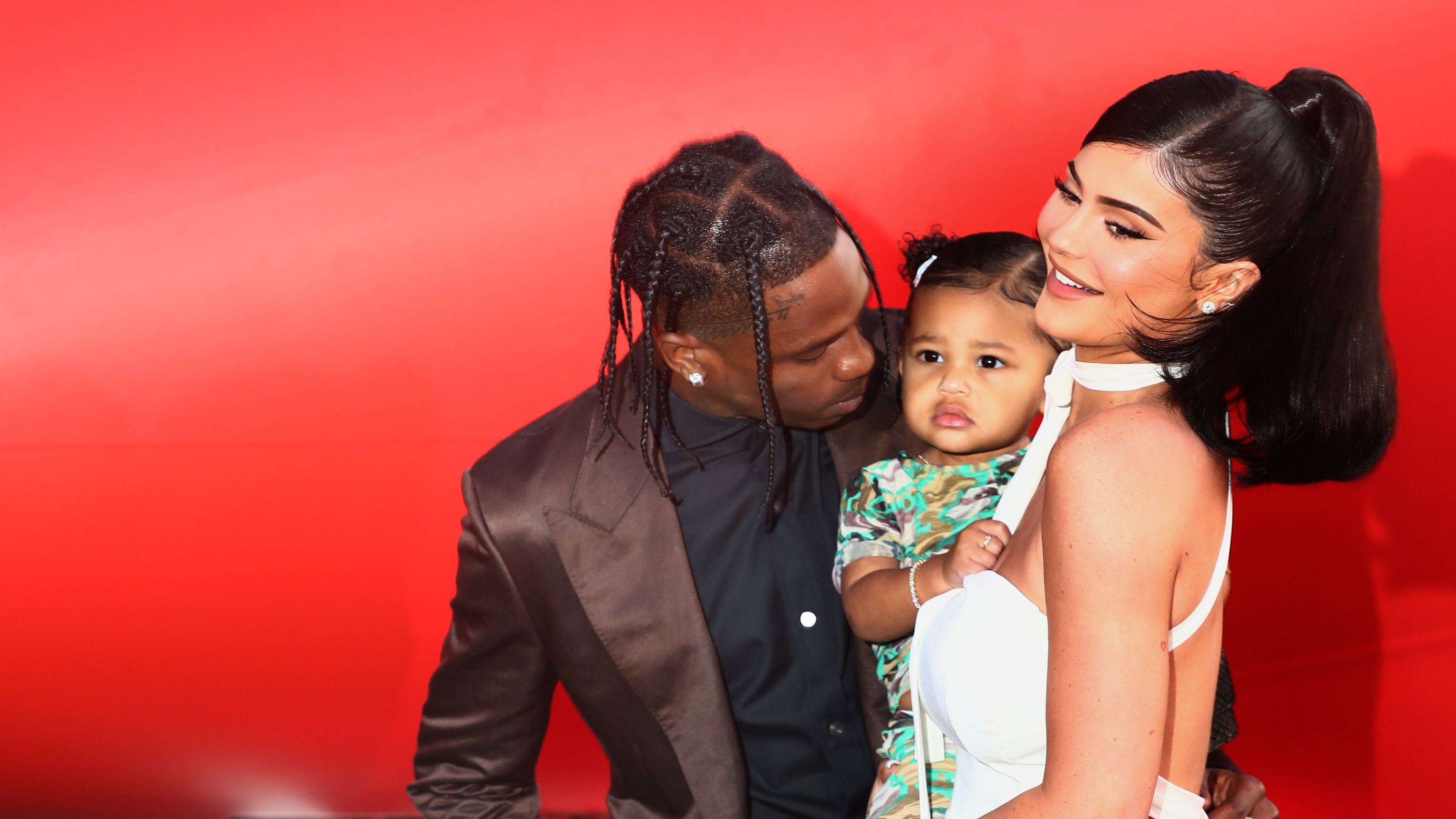 santa monica, california august 27 travis scott and kylie jenner attend the travis scott look mom i can fly los angeles premiere at the barker hanger on august 27, 2019 in santa monica, california photo by tommaso boddigetty images for netflix