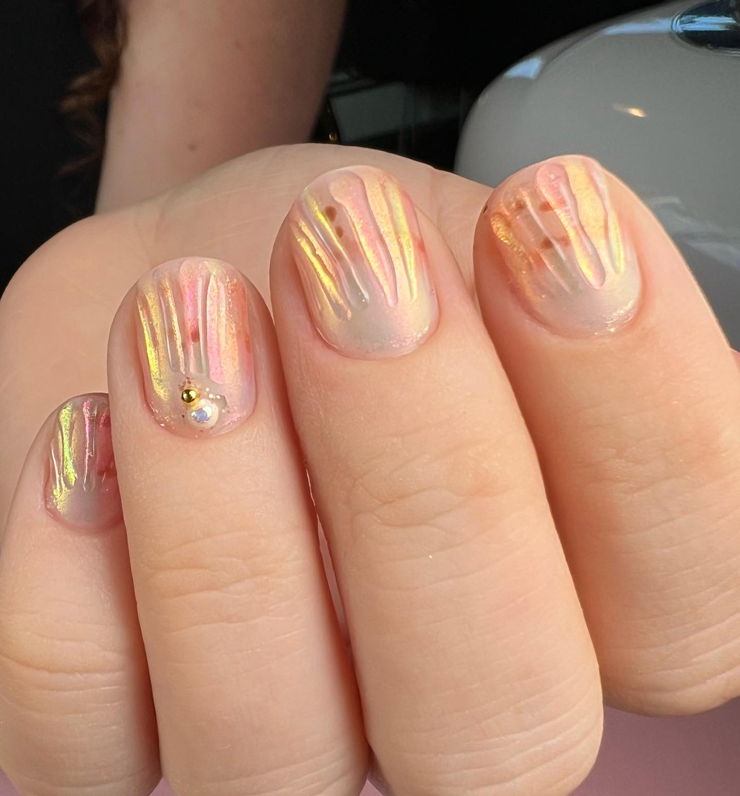seashell nails