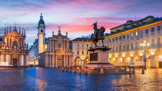 Turin is a handsome city with baroque avenues and squares