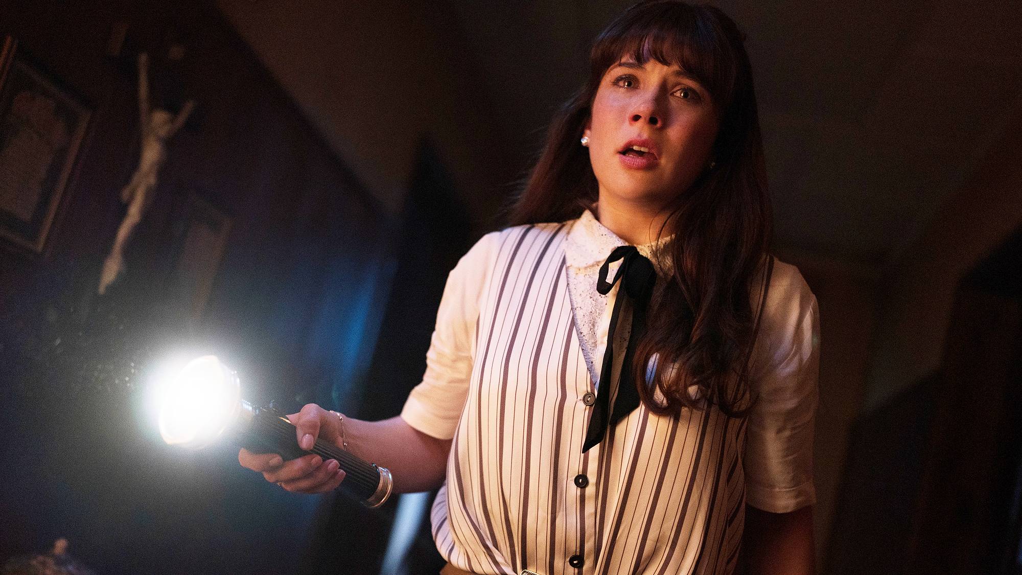 Mia Tomlinson as Judy in &quot;The Conjuring: Last Rites&quot;