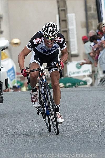 Thomas Degand puts in one final effort.
