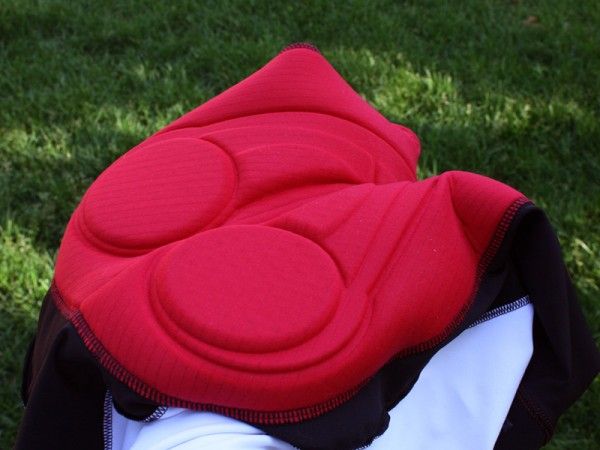 The 4D chamois is one of the most radically curved we've encountered