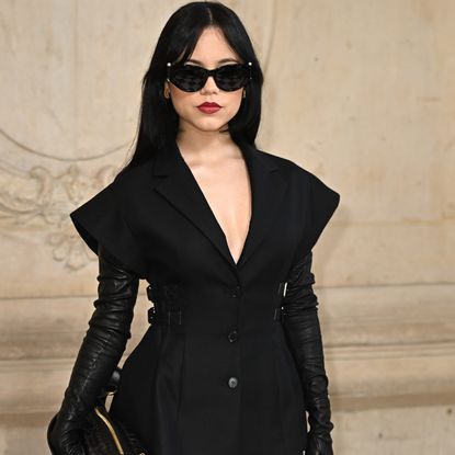 Jenna Ortega posing for the camera