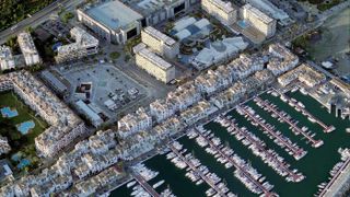 An aerial image of Puerto Banus, Marbella