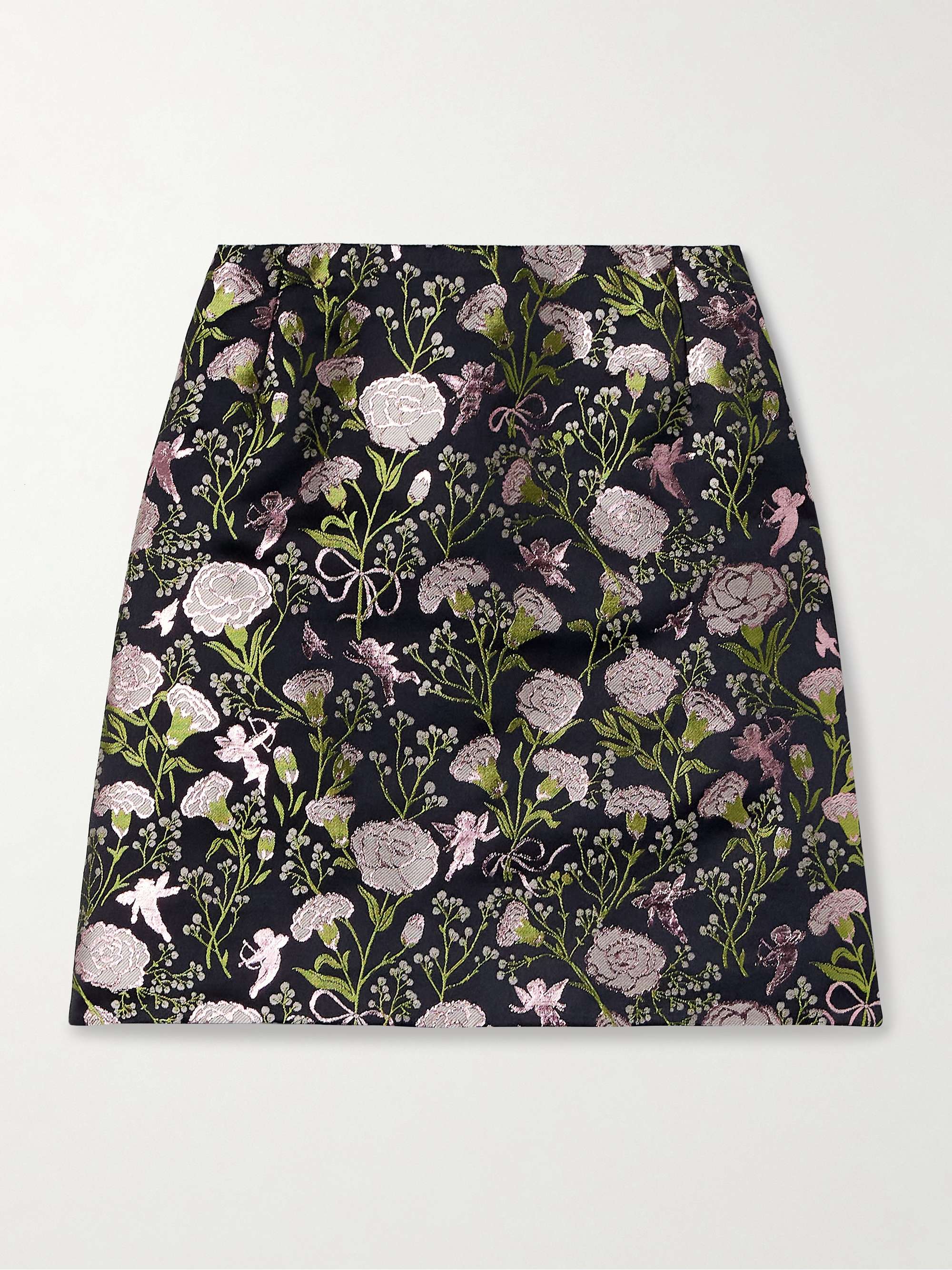 Brocade Mini Skirt