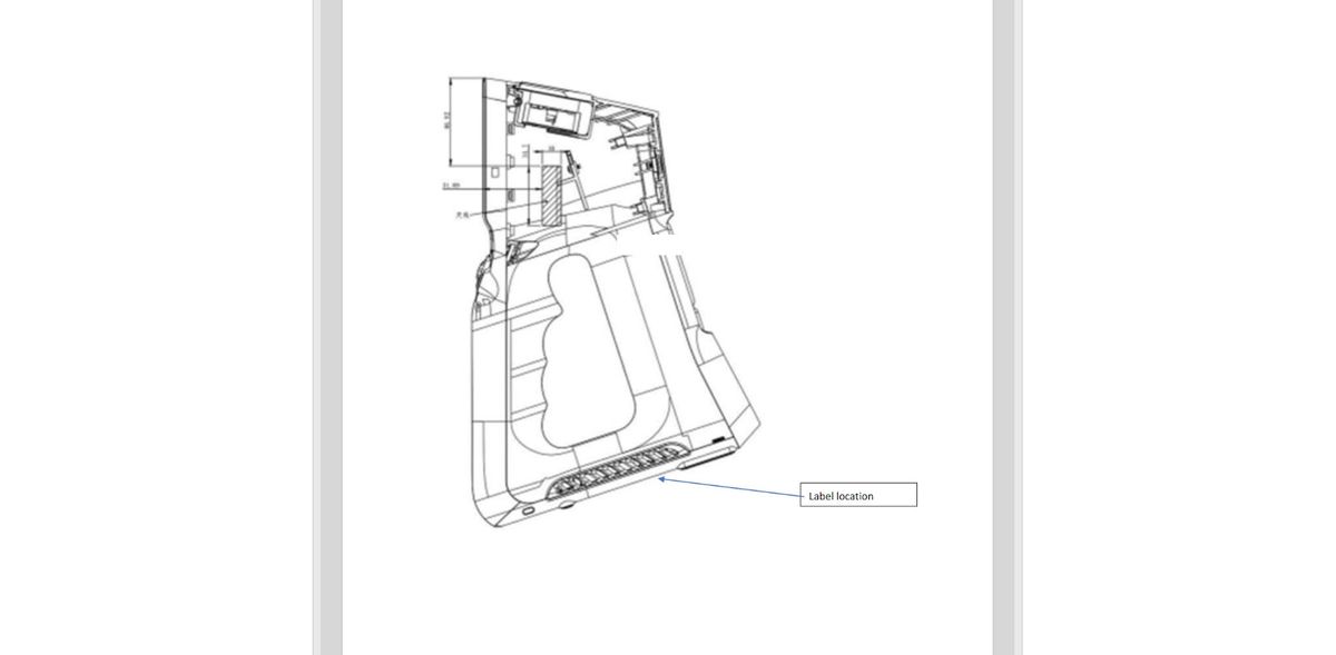 Drawing of S1 3D scanner in FCC filing