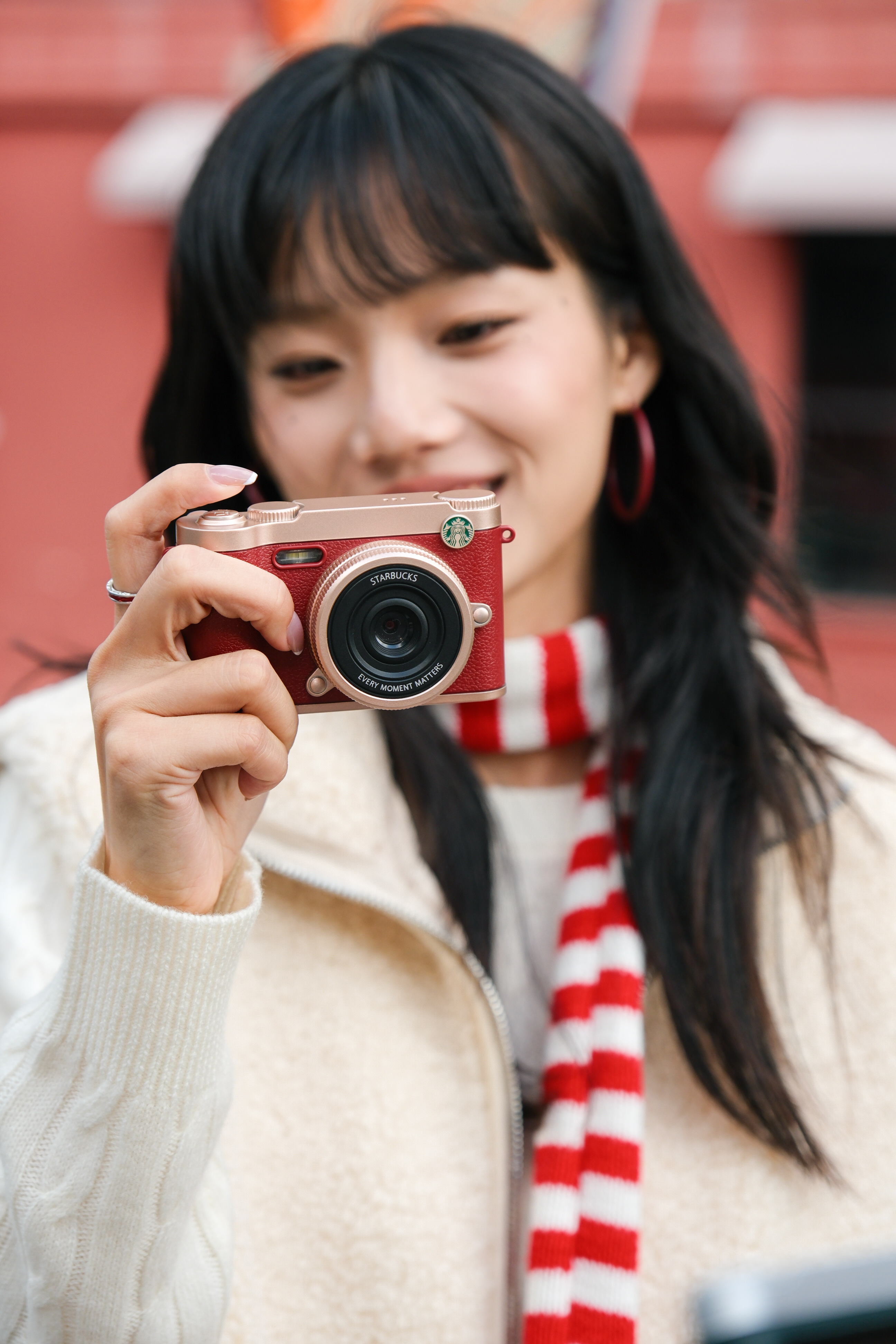 The Starbucks Retro Digital Camera is part of the coffee-makers rewards program in China