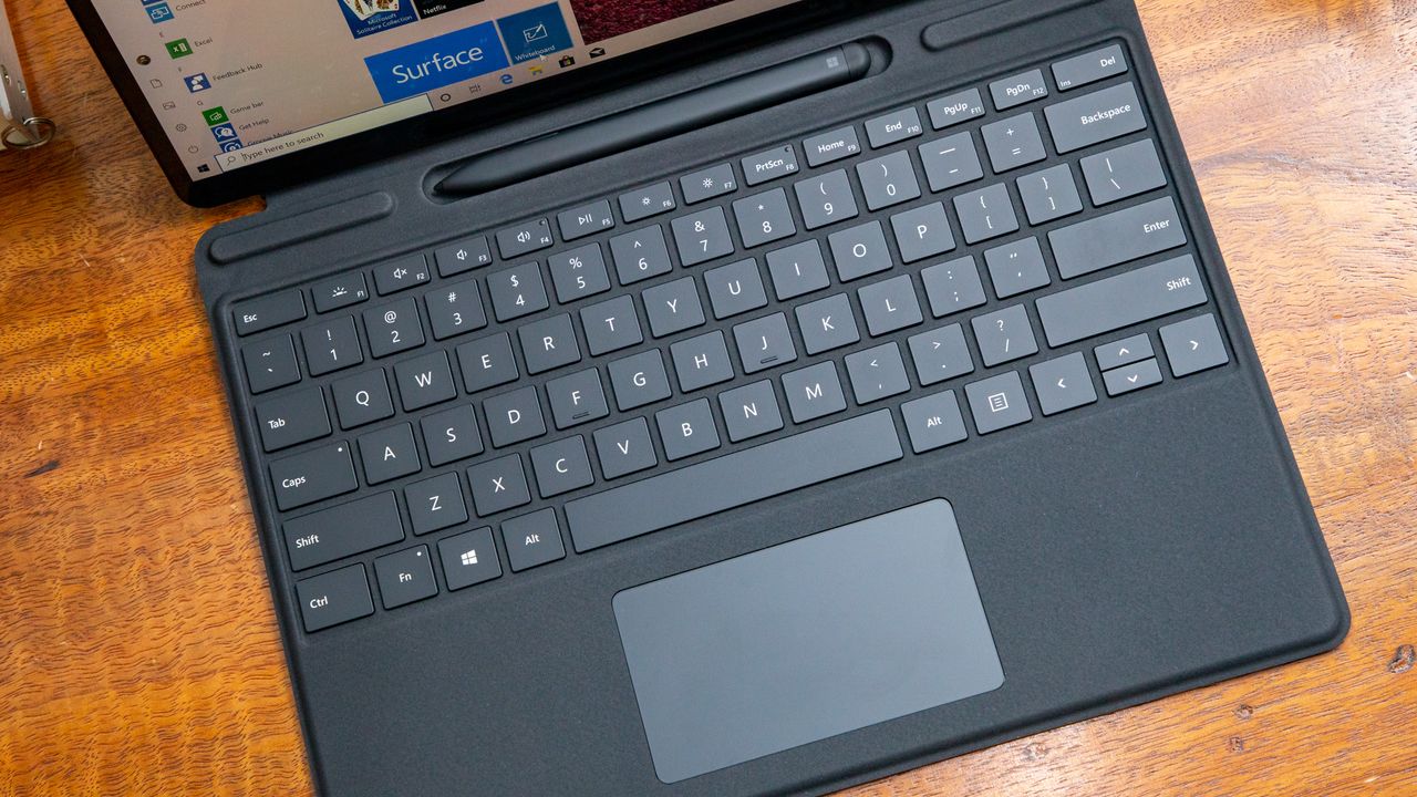 The new Type Cover is comfortable and impressively accurate for a keyboard cover.