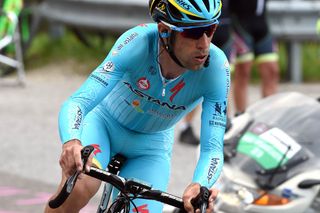 Vincenzo Nibali on stage 15 of the 2016 Giro d'Italia