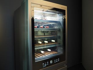 LG's smart wine cellar looks like a refrigerator, but it's just for booze.