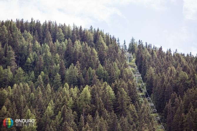 The Enduro World Series stop in La Thuile, Italy
