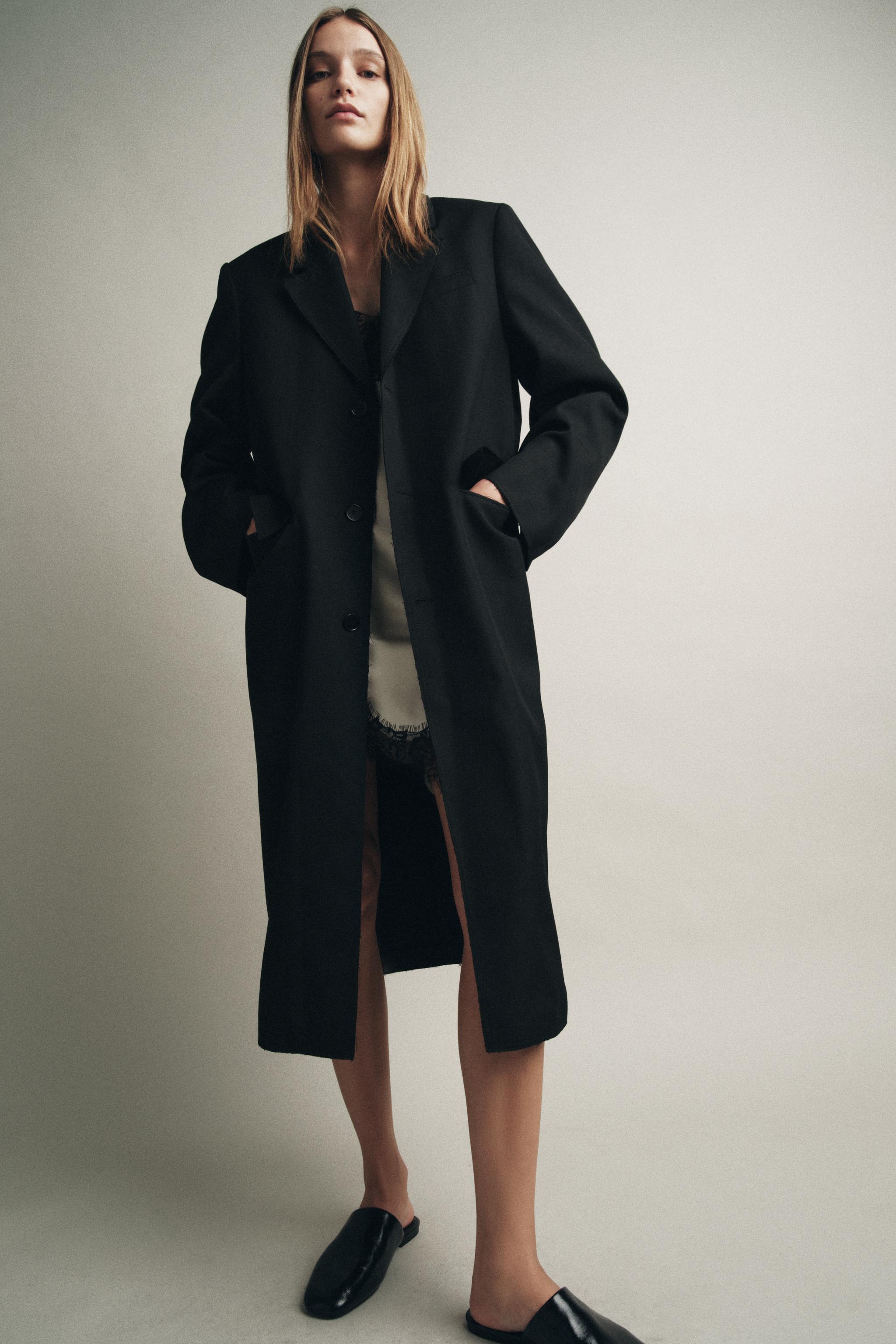 Oversized Tailored Coat Zw Collection