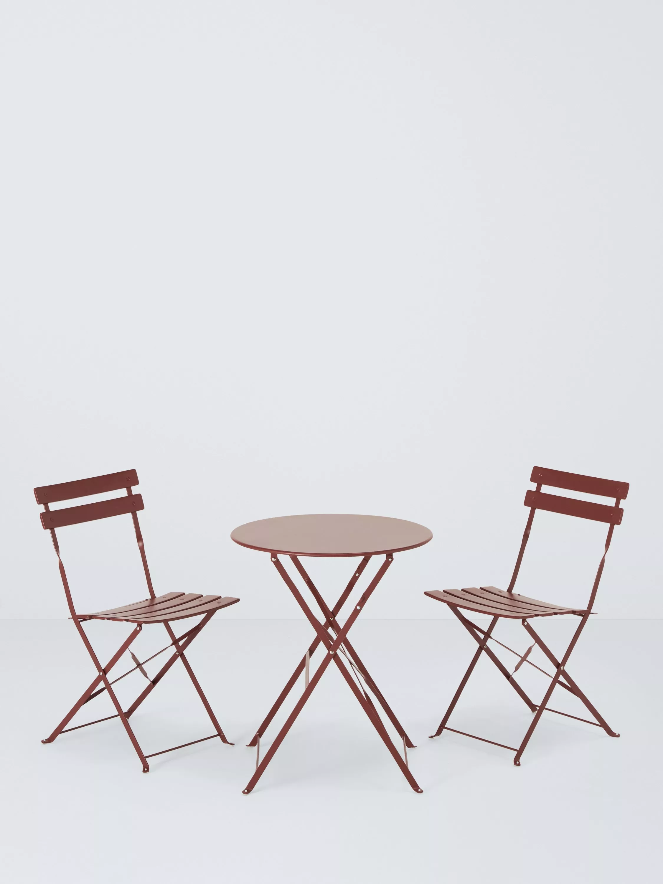 John Lewis Camden 2-Seater Garden Bistro Table &amp;amp; Chairs Set, Blue