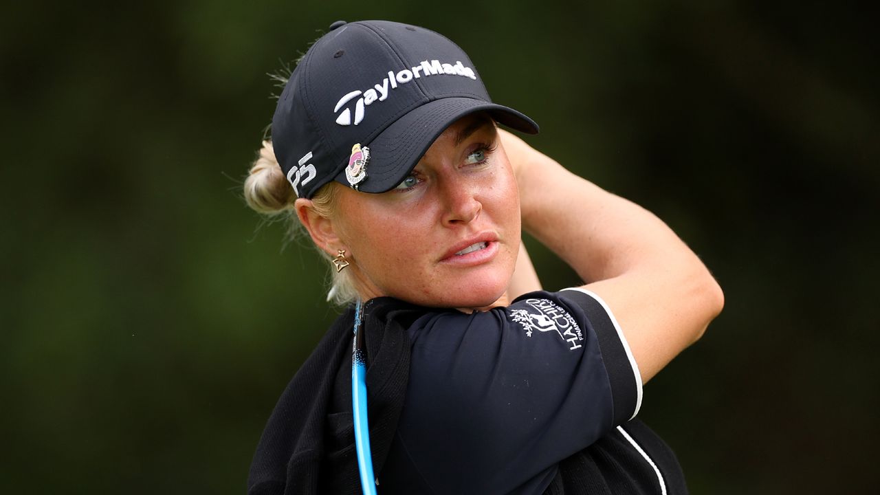 Charley Hull during the AIG Women&#039;s Open at Walton Heath