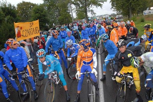 The Tour of Poland peloton has been battling lousy weather since the start of the Tour.