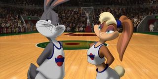 Bugs Bunny and Lola Bunny in Space Jam