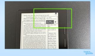Adding bookmarks to a Kindle Oasis