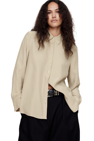 Banana Republic The Perfect Silk Shirt (Was $150) 