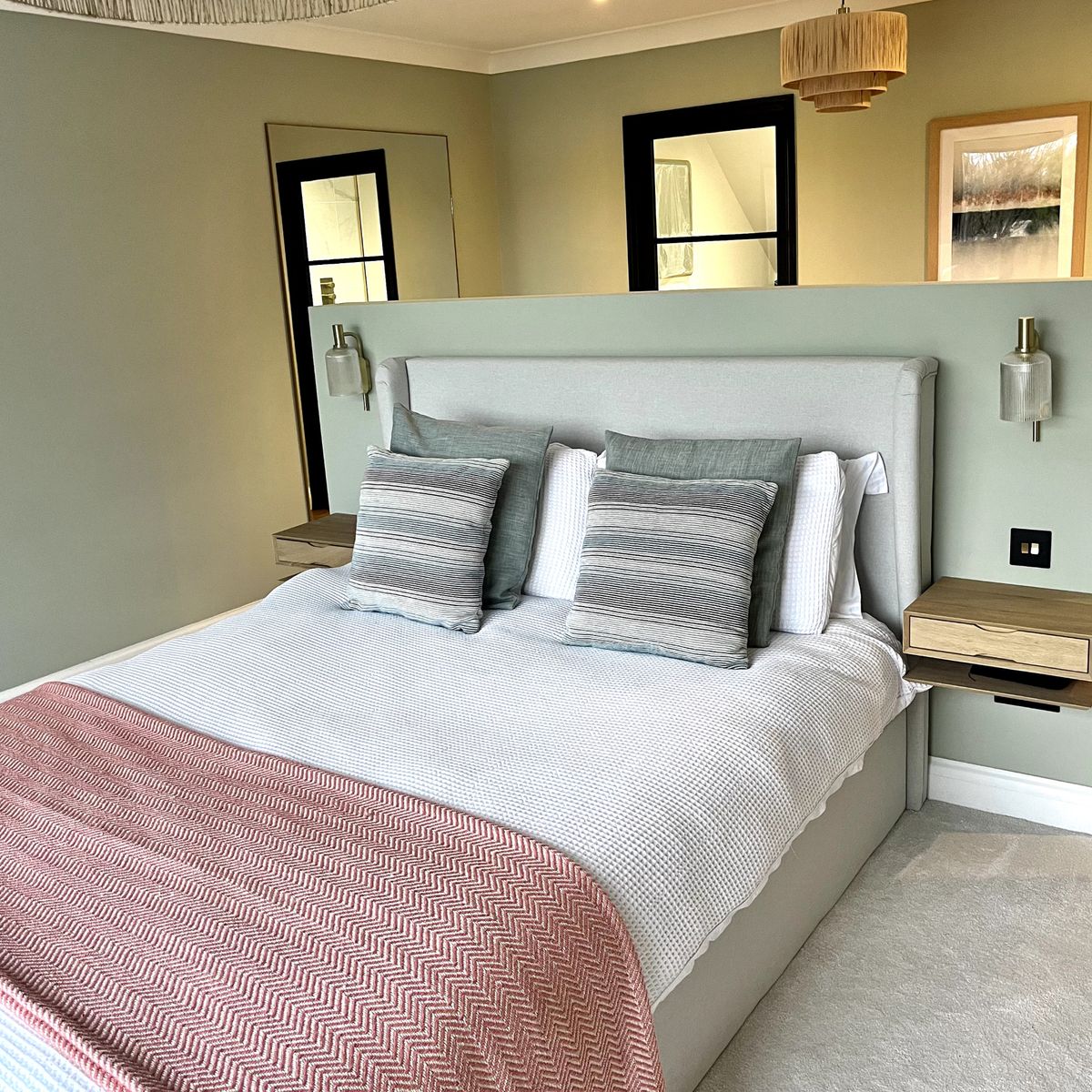 This dated room has been turned into a stunning master bedroom | Ideal Home