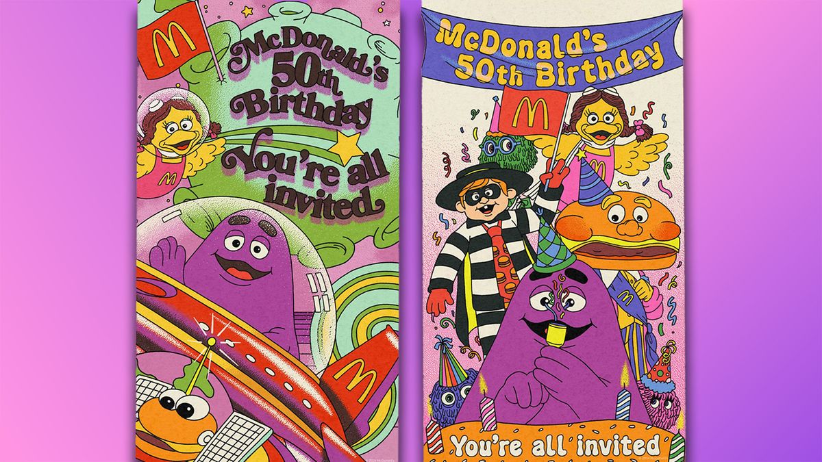 McDonald&#039;s retro 50th birthday ad