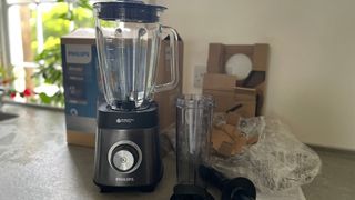 Philips 5000 Series Blender unboxed on the counter