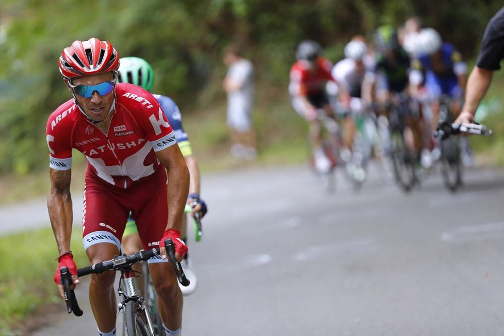 Joaquim Rodriguez (Katusha) got a gap but it wasn't enough