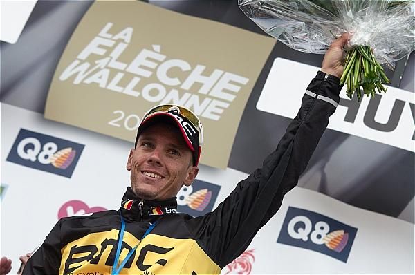 Philippe Gilbert (BMC) on the podium