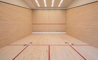 Squash room at Private Club