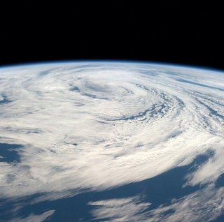 North Atlantic Storms from ISS