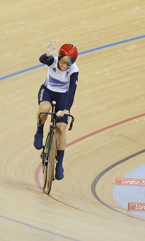 Laura Trott (Great Britain) clocked the best time in the omnium's flying 250m time trial