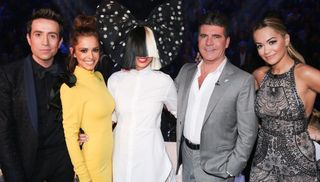 Sia and X Factor judges