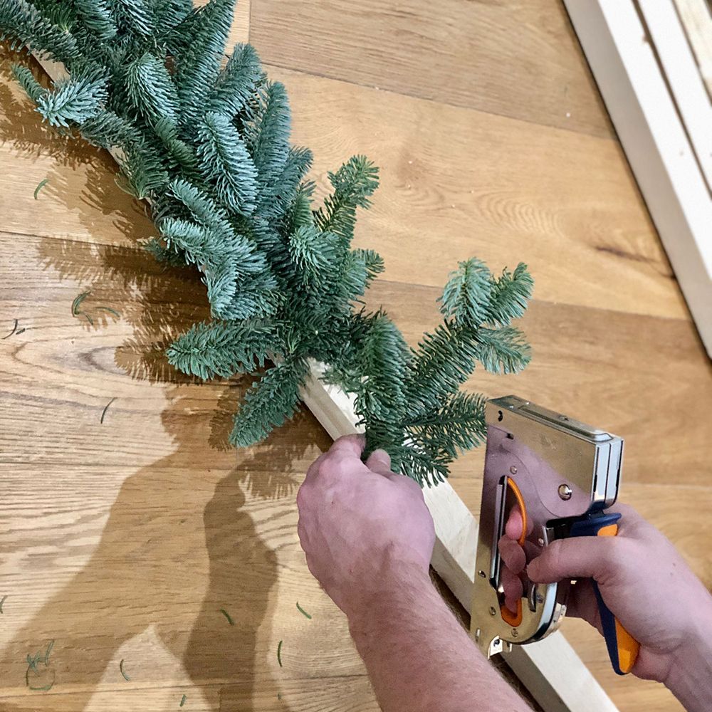 How to make a space-saving Christmas tree step by step | Ideal Home