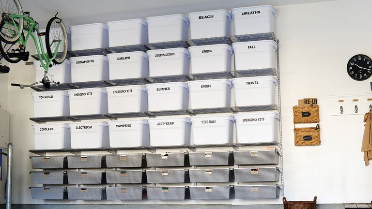 16 Basement Storage Ideas To Make The, Elfa Garage System Reviews