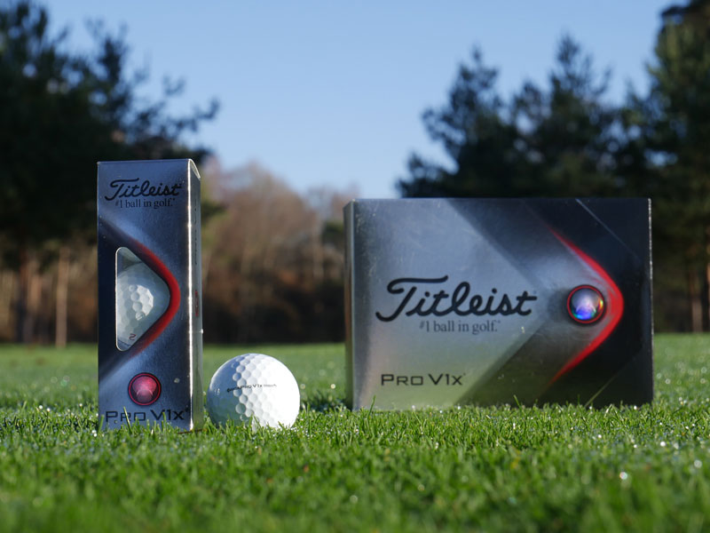 titleist pro v1x ball and packaging