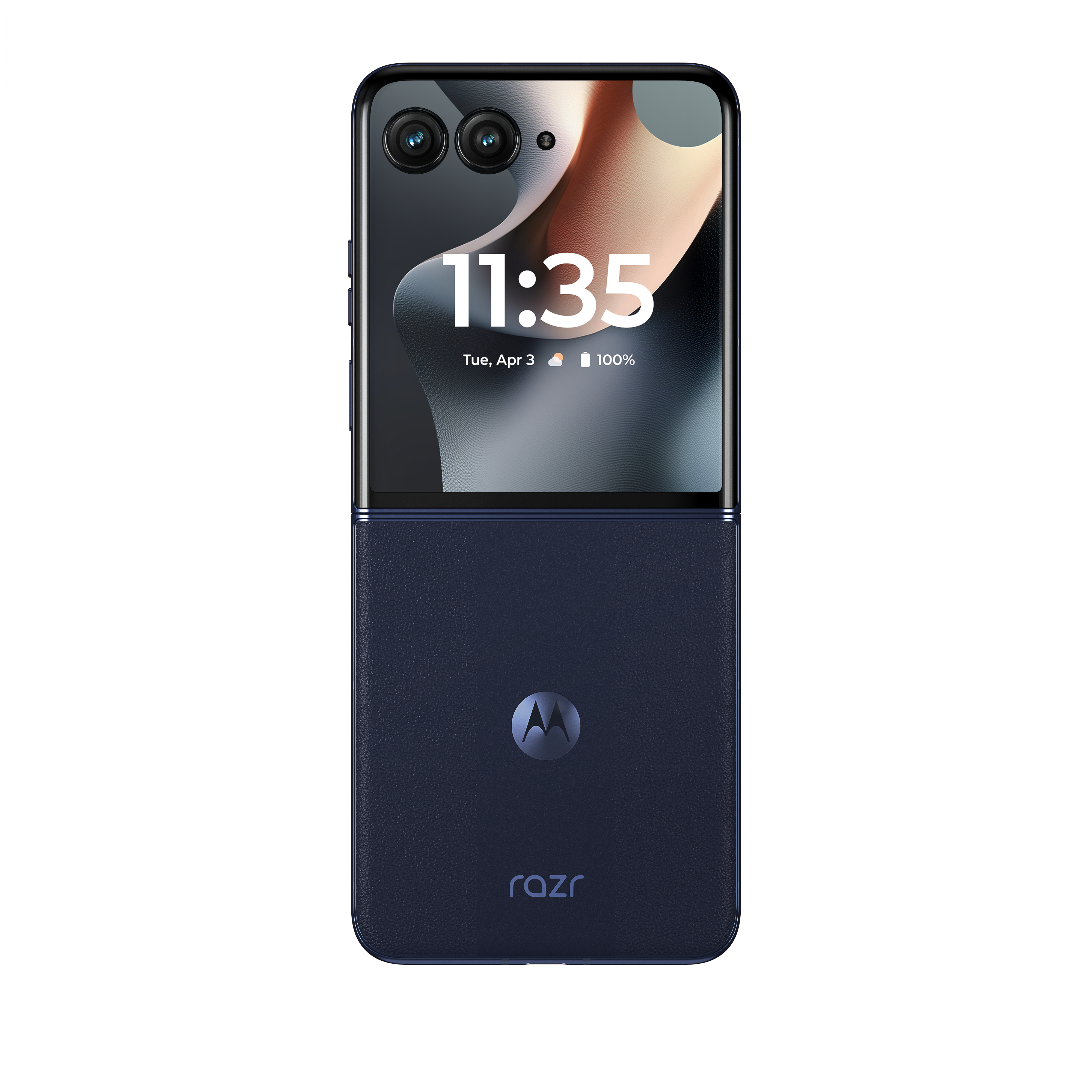 Razr Plus 2025 render in Midnight Blue