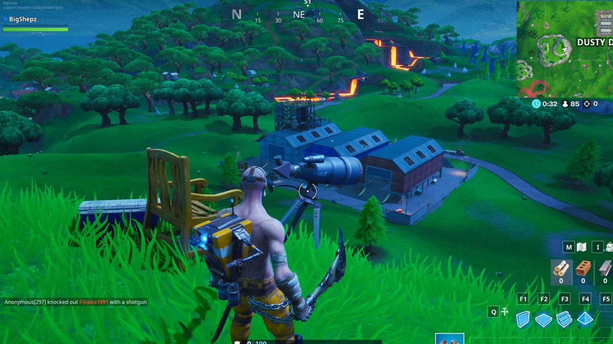 Fortnite dance different telescopes