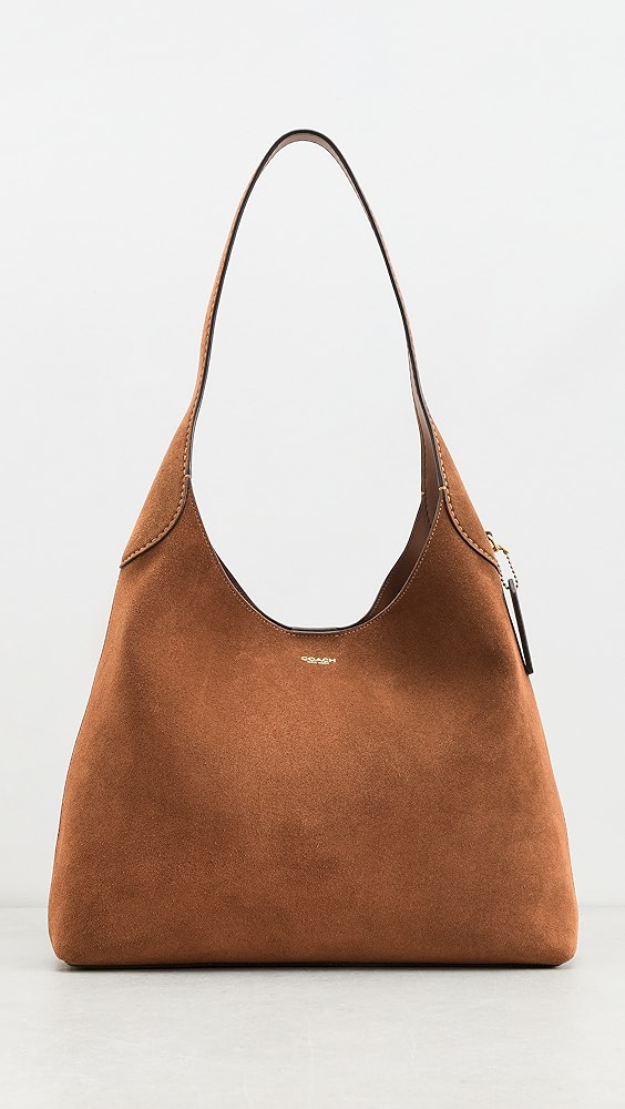 Coach Suede Brooklyn Shoulder Bag