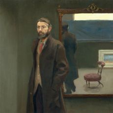 Edward Carpenter, 1894, oil on canvas, 17¼in by 29½in, by Roger Fry (1866–1934), National Portrait Gallery, London.