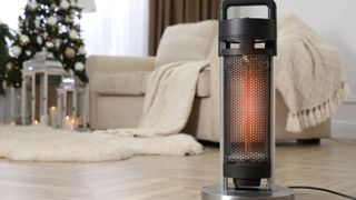 Space heater in living room