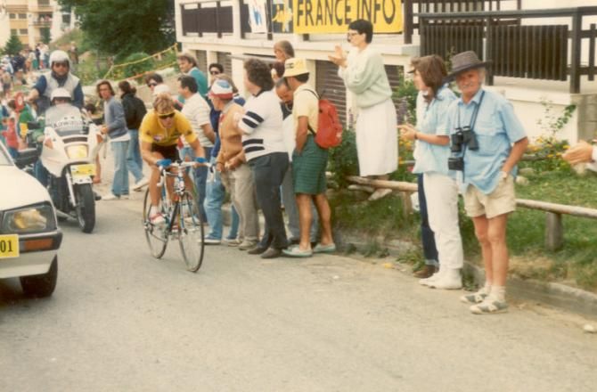 Steve Bauer would lose his overall race lead on the Alpe d'Huez in 1988