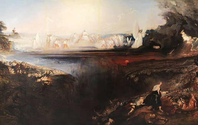 The Last Judgement, about 1853, by John Martin (1789–1854), 6½ft by 10½ft, ©Tate Collection.