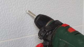 getting a catch on a tile with a drill