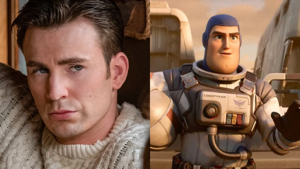 Chris Evans voices Buzz Lightyear.