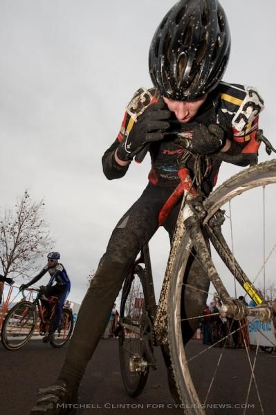 Nick Bell, after the finish with nothing left