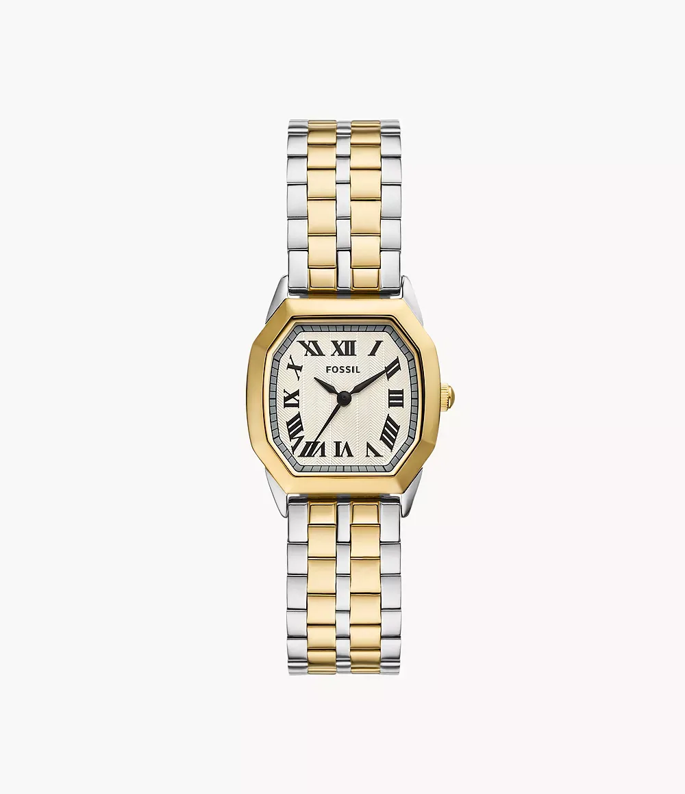 Fossil, Harlow Three-Hand Two-Tone Stainless Steel Watch